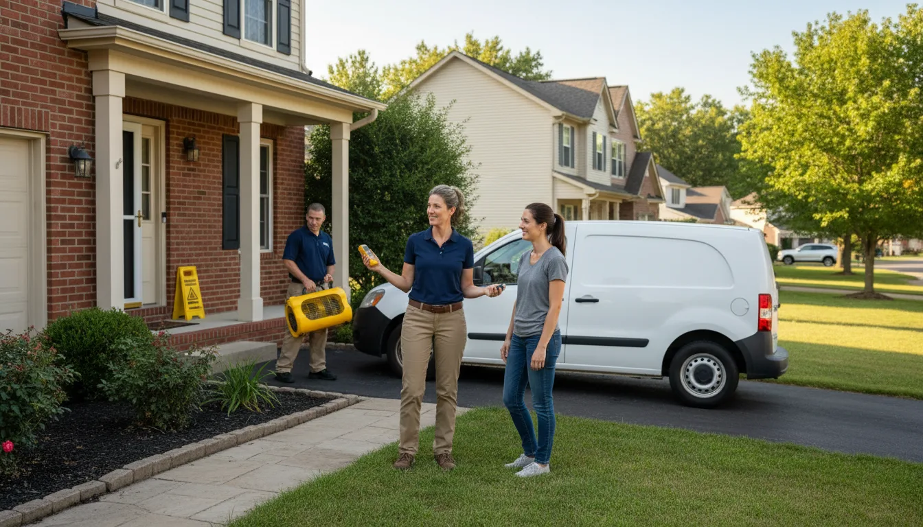Water restoration image for Home Water Damage Repair in Olpe, KS